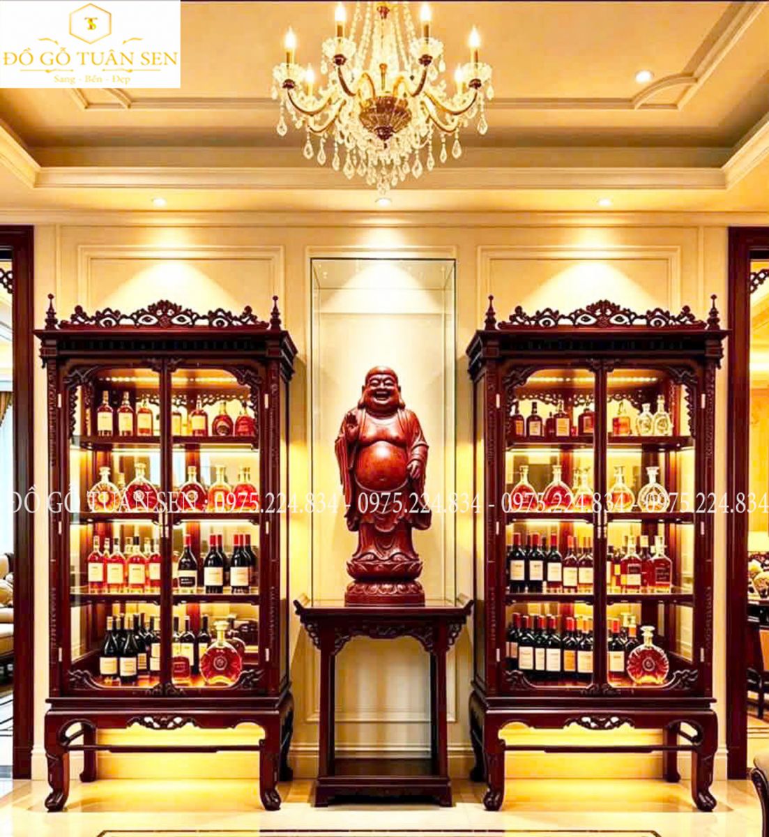giới thiệu Tủ rượu gỗ tự nhiên